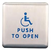 кнопка проводная, активация, автоматические двери, инвалид, люди с ограниченными возможностями